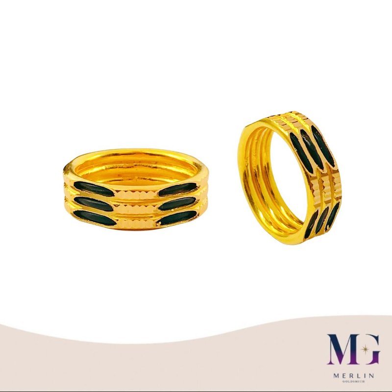 gold elephant hair ring