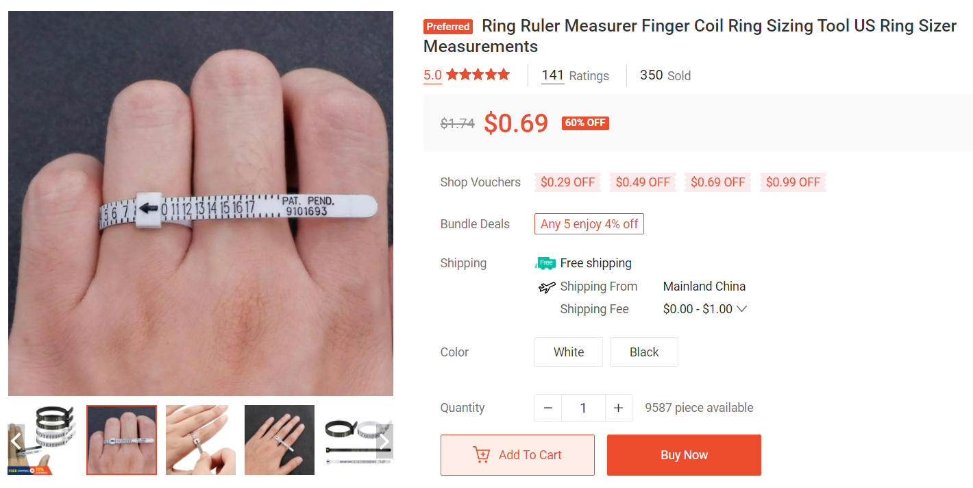 How to Measure Your Ring Size Right (Free Ring Sizer)