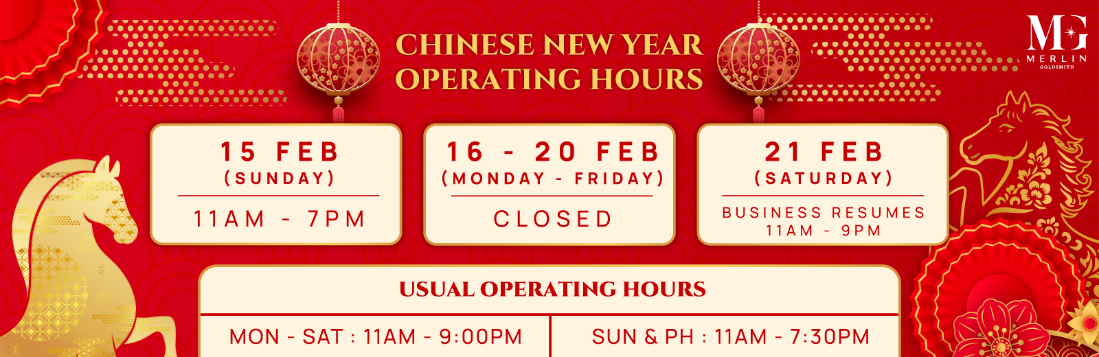 CNY Operating Hours