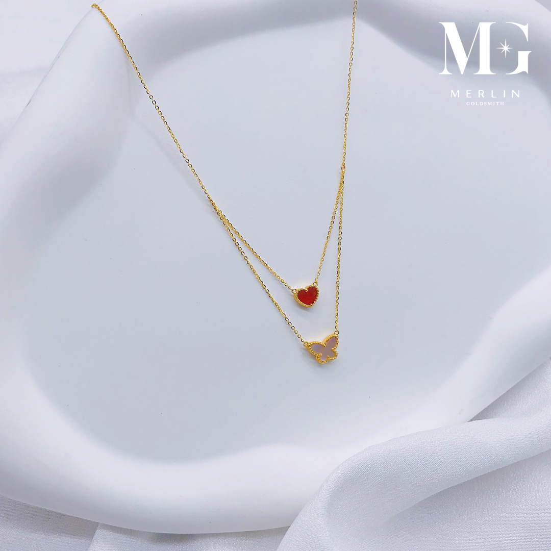 Two new arrivals layer necklace