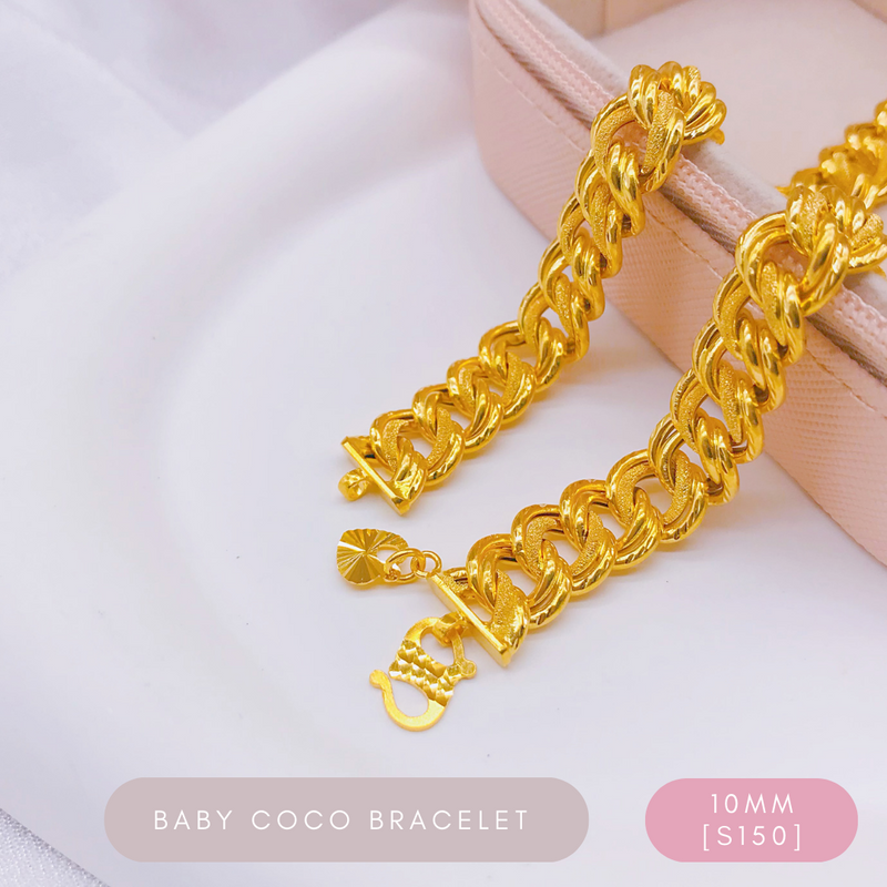 916 Gold (10MM) BABY COCO Bracelet