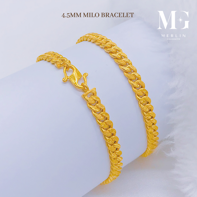 916 Gold 4.5mm Milo Bracelet