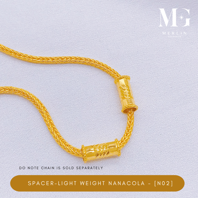 916 Gold Thali Accessories - Light Weight Spacer (Nanacola - N02)