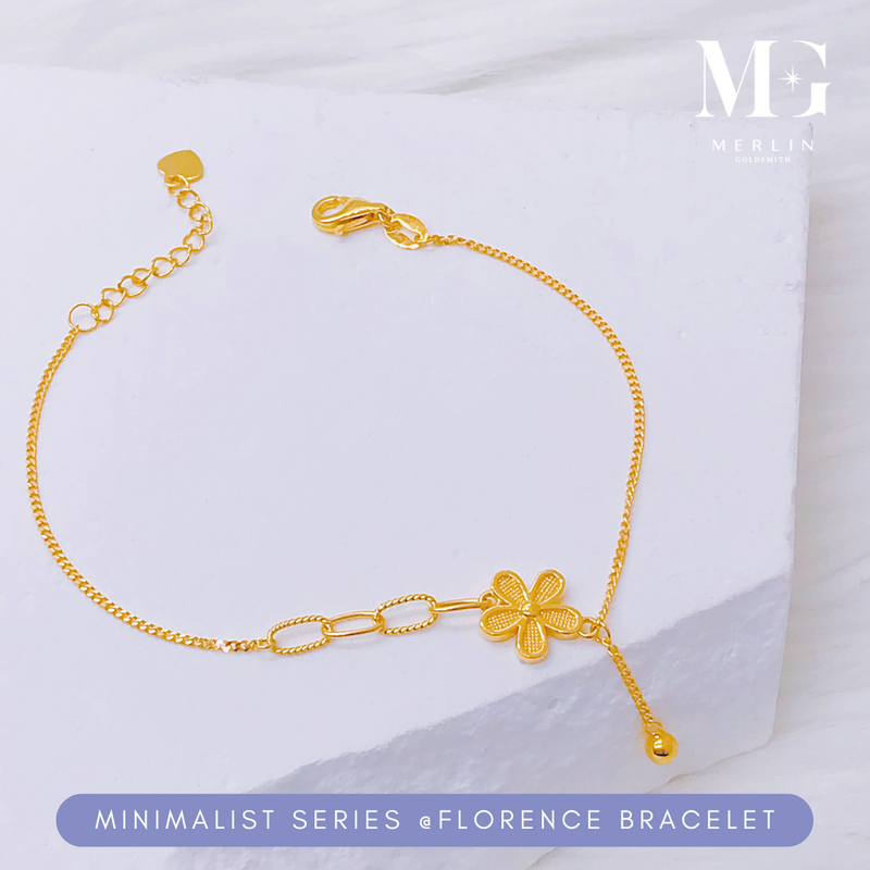 916 Gold Minimalist Series Florence Bracelet