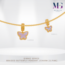 916-22k-Gold-Ginnie-Series-Braided-Butterfly-Charm-Pendant-Sakura-Pink