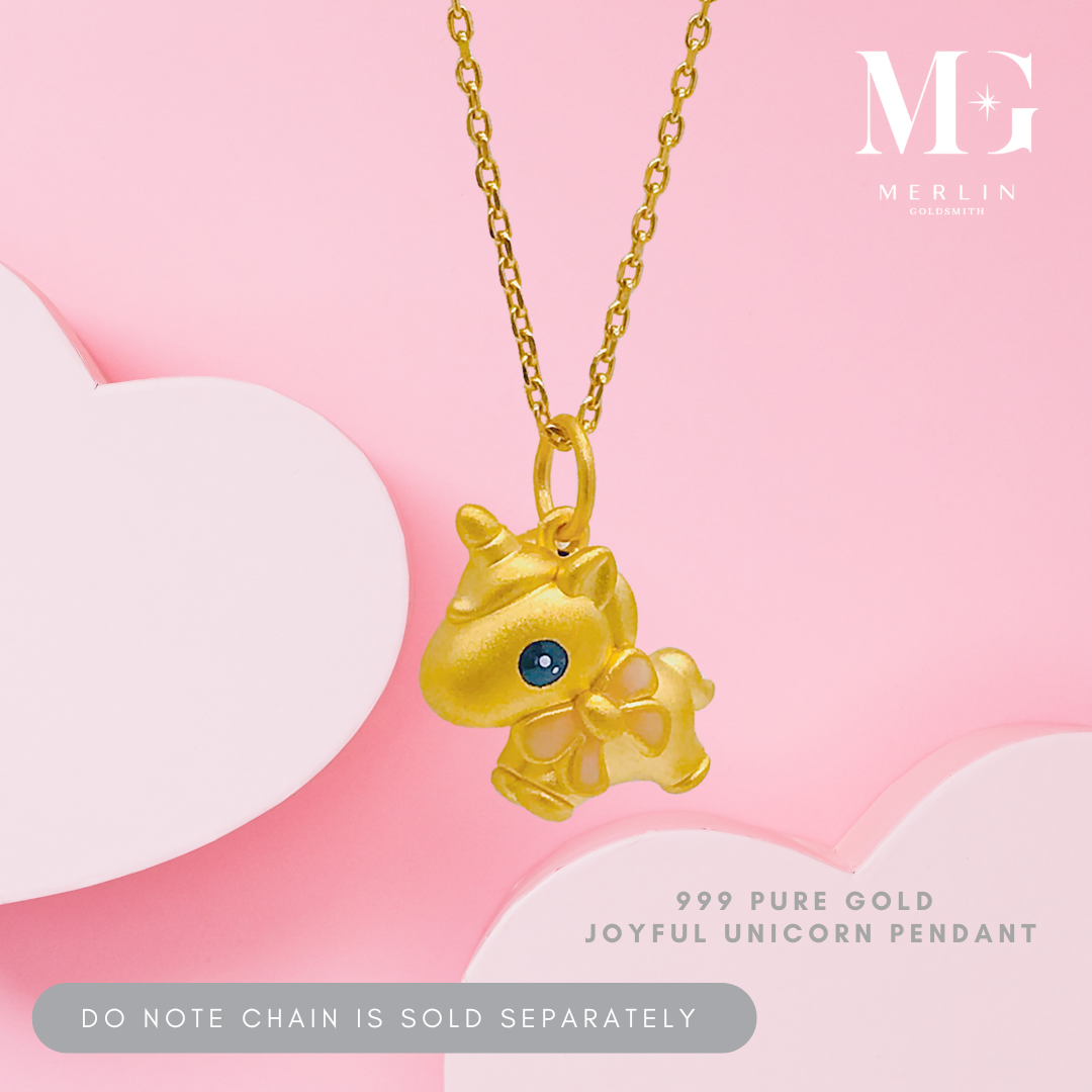 Unicorn gold pendant 2025
