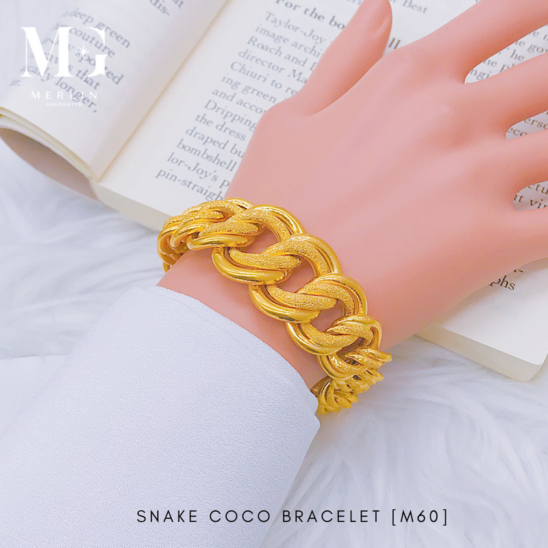 916 Gold Snake Coco Bracelet [M60]