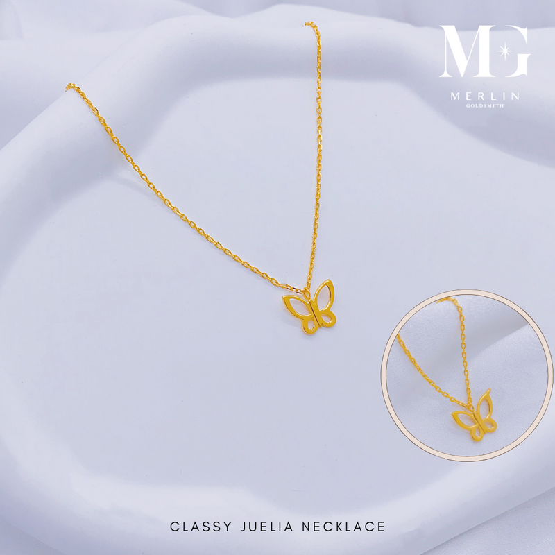 916 Gold Classy Jeulia Necklace