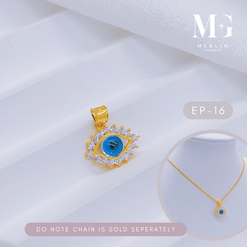 916 Gold Eye Pendant [EP-16]