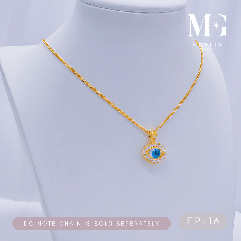 916 Gold Eye Pendant [EP-16]