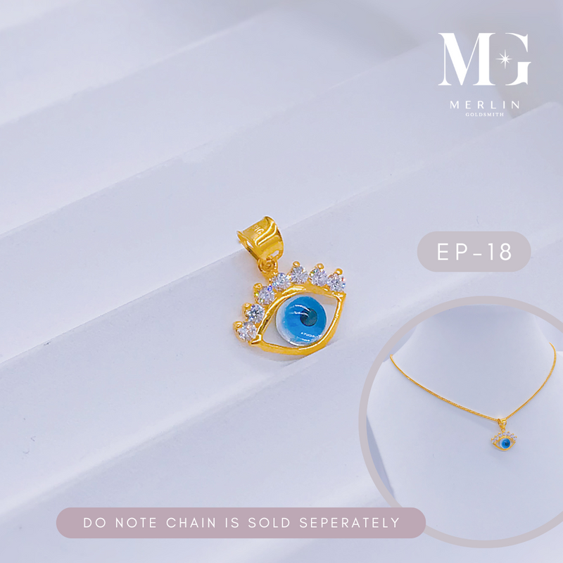 916 Gold Eye Pendant [EP-18]