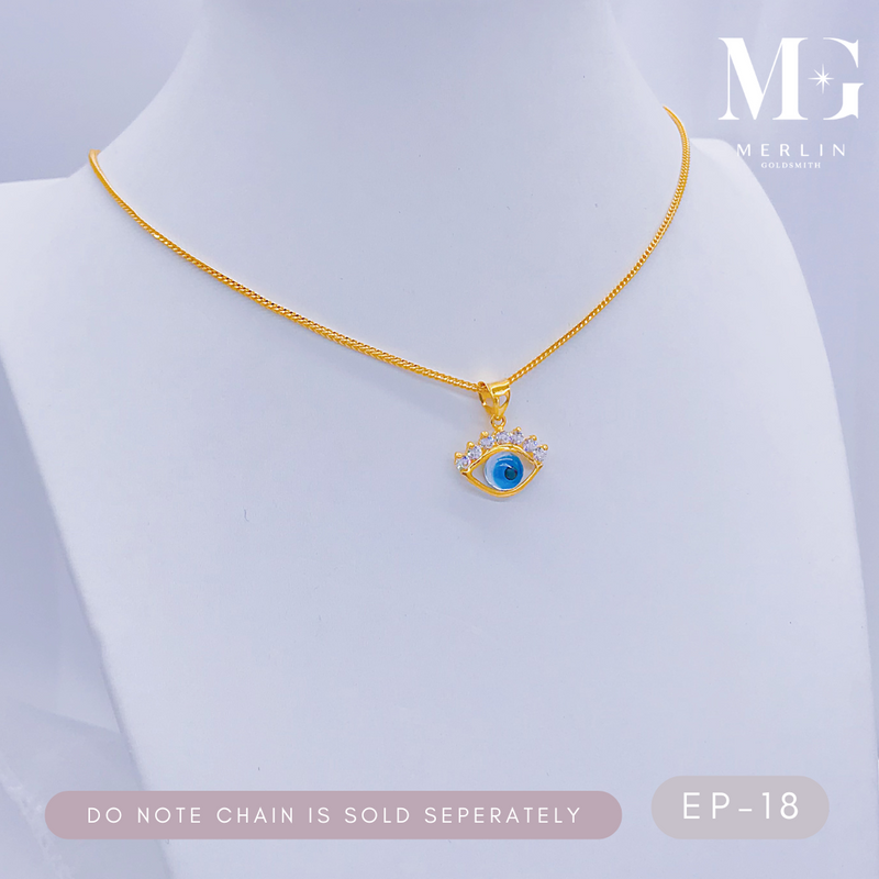 916 Gold Eye Pendant [EP-18]