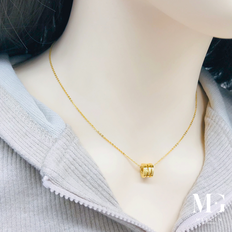 916 Gold The Tunnel Of Love Necklace