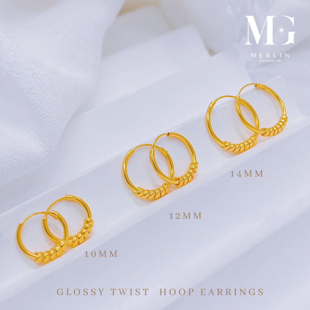 TEXTURED TWIST EARRINGS - Golden | ZARA United States