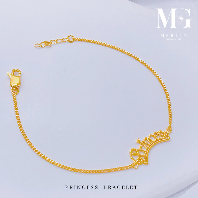 916 Gold Princess Bracelet