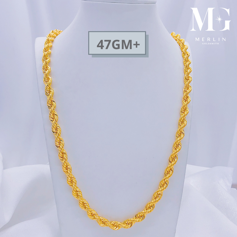 916 Gold Hollow Rope Chain (47GM+)