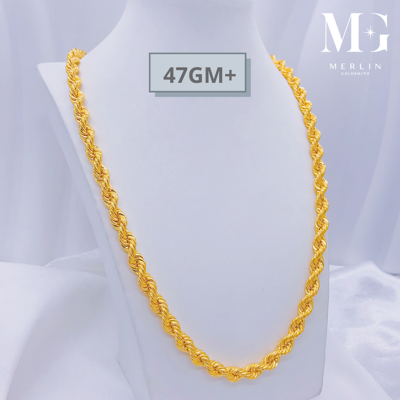 916 Gold Hollow Rope Chain (47GM+)