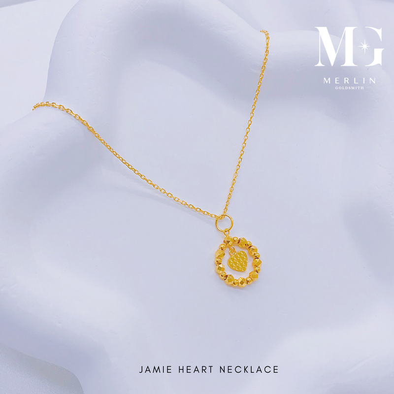 916 Gold Jamie Heart Necklace