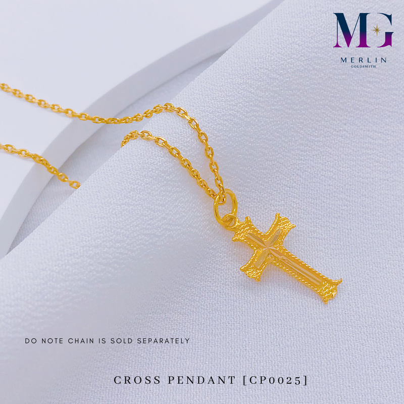 916 Gold Cross Pendant [CP0025]