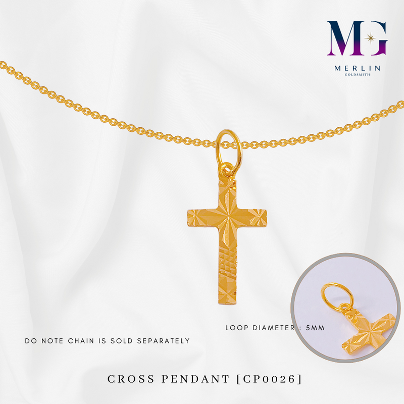 916 Gold Cross Pendant [CP0026]