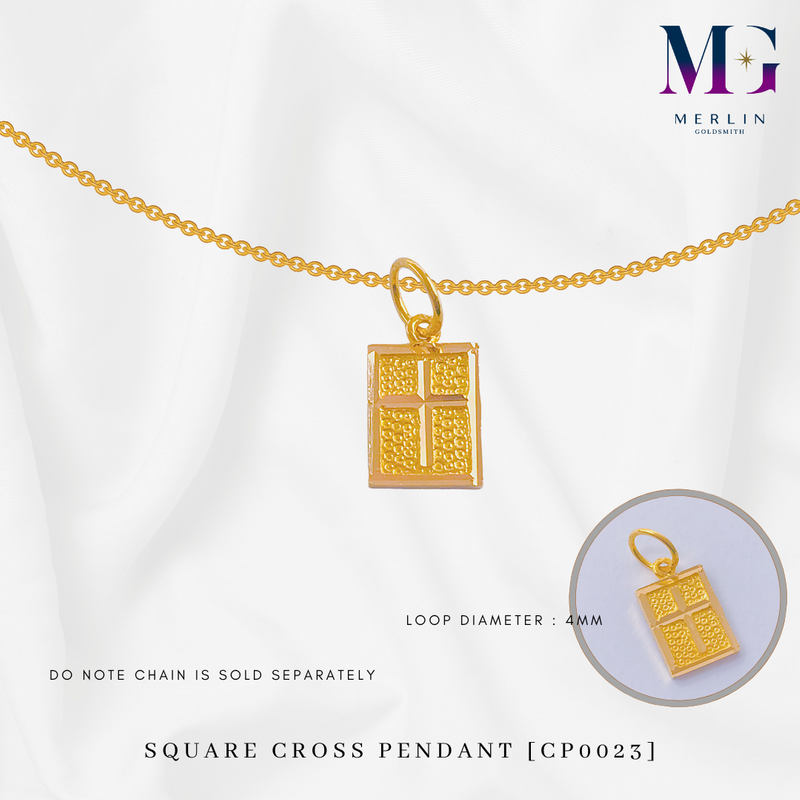 916 Gold Cross Pendant [CP0023]