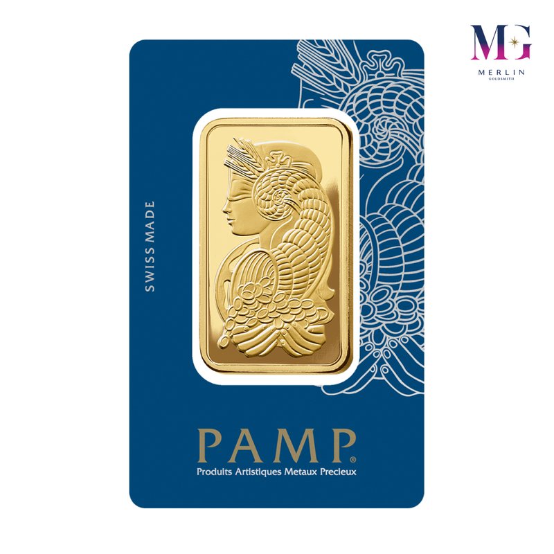 999.9 Pure Investment Gold 100 Gram PAMP Gold Bar
