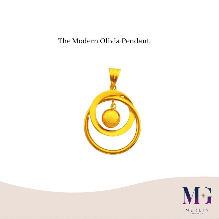 916 Gold The Modern Olivia Pendant