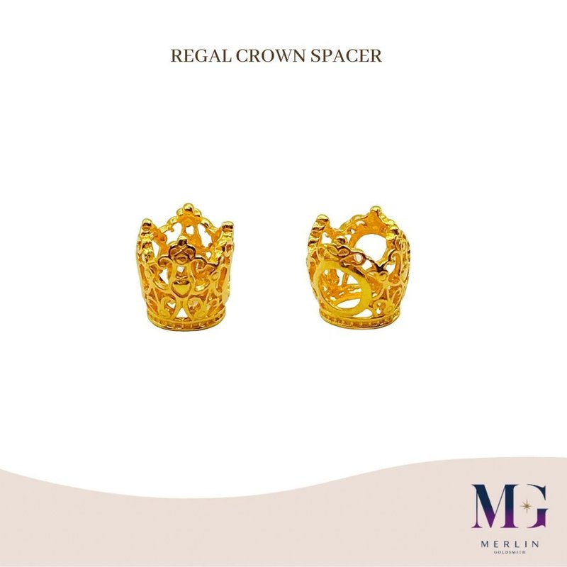 916 Gold Regal Crown Spacer