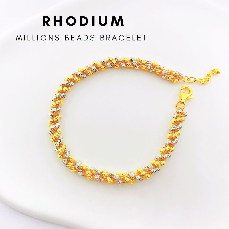 916 Gold Millions Beads Bracelet