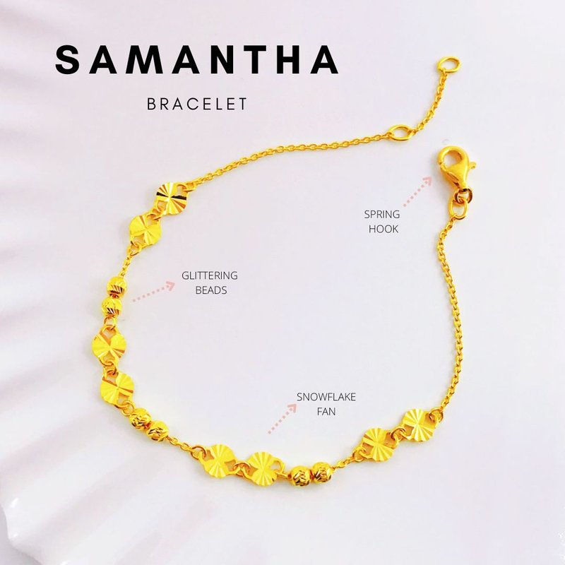 916 Gold Samantha Bracelet