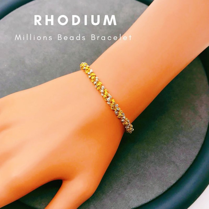 916 Gold Millions Beads Bracelet