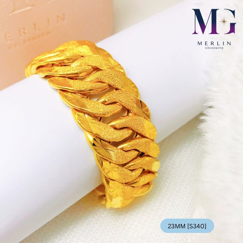916 Gold Stamping Double Coco Bracelet [ 23MM ]