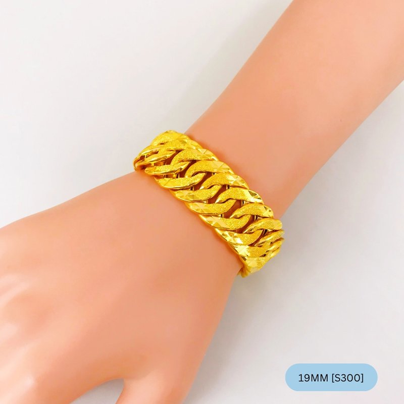 916 Gold Stamping Double Coco Bracelet [ 17MM & 19MM ]