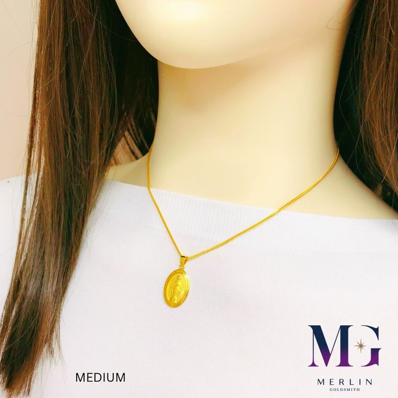 Mini Sacred Heart Necklace With Diamonds in 14k - KAMARIA